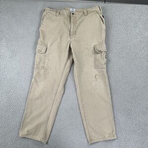 Tyndale FR Utility Cargo Pants Men 38x32 Beige Arc Rated Flame Resistant Cat2